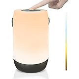 ZVM Akku Outdoor Lampe Tragbare LED Dimmbare Tischlampe, Touch Bedienung Nachttischlampe, Batteriebetrieben mit USB, für Tisch Bar Terrasse ostern dekoration