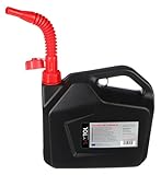 SIXTOL MECHANIC FUEL CANISTER 10L | Kunststoffkanister für Kraftstoffe | UN-zertifiziert | Flexibler Ausgießer | Benzinkanister | Reservekanister