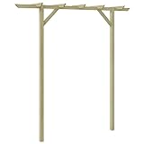 vidaXL Gartenlaube 200 x 40 x 205 cm Holz