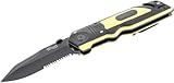 Walther Rettungsmesser ERK, Outdoor Klappmesser, Gurtschneider inkl. Notfallhammer, Emergency Rescue Knife mit Liner Lock, 223 mm lang