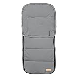 Altabebe (AL2200-10) Übergangsfußsack, Sommerfußsack, für alle gängigen Kinderwagen Buggys und Jogger, Farbe: hellgrau