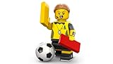 LEGO Sammelfiguren Minifiguren Serie 24 - Fußball Schiedsrichter 71037, Schwarzem