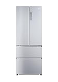 Haier French Door 70 SERIE 5 HFR5719ENMG Kühl-Gefrier-Kombination/Total No Frost/Easy Access Gefrierschubladen spart bis zu 30% Energie / 70 cm Breite/MyZone Plus/Edelstahllook