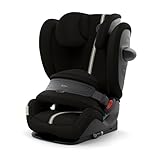 CYBEX Gold Kindersitz Pallas G2 i-Size Plus, 76-150 cm, Ab ca. 15 Monate bis ca. 12 Jahre (ca. 9 bis 50 kg), Moon Black