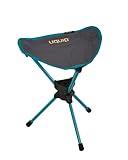 Uquip Dreibeinhocker ThreeSixty Mini I faltbarer Campinghocker mit 130 kg Traglast I kompakter Klapphocker mit 360° Drehgelenk I Falthocker für Camping, Wandern, Radtouren, Festivals & Reisen