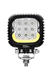 HELLA Valuefit S3000 LED Arbeitsscheinwerfer mit Positionslicht 12 - 24 Volt - 3000 echte Lumen - IP67 wasserdicht - Offroad Scheinwerfer für Traktor SUV UTV ATV - 1GA 357 109-041