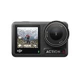 DJI Osmo Action 4 Standard-Combo, 4K/120fps Action Cam mit 1/1,3-Zoll-Sensor, Unterwasserkamera, Atemberaubende Low-Light-Aufnahmen, 10-Bit und D-Log M-Farbleistung, Langlebiger 1.770 mAh Akku
