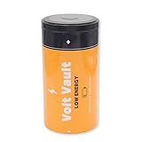 Winkee - Volt Vault Batteriebox I Mülleimer Büro in Batterie Design I Altbatterien Aufbewahrungsbox I Metall Box für alte Batterien I Ökologische Entsorgung