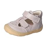 RICOSTA Baby Jungen Kletthalbschuhe ENI,Kinder Lauflernschuhe,WMS:Mittel,lose Einlage,Klettverschluss,Klettschuhe,Sneaker,Meteor/Tundra (640),22 EU