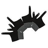 LRXIYODE 2 Paare Zwei Finger Gaming Handschuhe mit Graphen leitfähigen Fingerspitzen Atmungsaktiv Komfortabel Für Mobile Spiele und Billard Leicht und Tragbar Touchscreen Steuerung