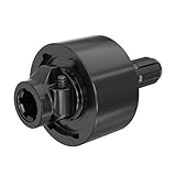 Wiltec Zapfwellen Freilaufkupplung 201mm, 1 3/8' AG u. IG PTO-Shaft Vielkeilwelle mit 6 Zähnen, max. 2400Nm