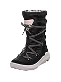Superfit Mädchen Twilight Warm Gefütterte Gore-tex Schneestiefel, Schwarz 0010, 38 EU Weit