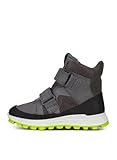 ECCO Jungen EXOSTRIKE KIDS Mid-cut Boot, Grau (Black/Dark Shadow), 27 EU