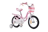 Royal Baby Girls Swan Kinderfahrrad, Rosa, 14 Zoll Fahrrad