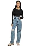 Urban Classics Ladies Stretch Jersey Longsleeve Body Frauen Langarmshirt schwarz M