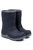 Mikk-line Schneestiefel Kinder 28 Blue Nights | Gefütterte Gummistiefel Kinder | Winter Gummistiefel Kinder Gefüttert | Warm Thermo Gummistiefel Kinder