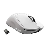 Logitech G PRO X SUPERLIGHT kabellose Gaming-Maus mit HERO 25K Sensor, Ultra-leicht mit 63g, 5 programmierbare Tasten, 70 Stunden Akkulaufzeit, PTFE-Füße ohne Zusatzstoffe, PC/Mac - Weiß