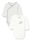 Playshoes Unisex Kinder Wickelbody 1/1-Arm 2er Pack Wal, 50, 2- natur