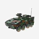 BlueBrixx - GTK Boxer Bundeswehr - Militär Modellbausatz für Kinder und Erwachsene, Klemmbausteine-Set aus 808 Teilen, detailreiches Kriegsfahrzeug, Artikelnummer XBA-06043