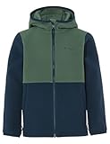 VAUDE Kinder Fleece Jacke Kids Pulex Hooded Jacket II, warm, weich, pflegeleicht und schnelltrocknend, woodland/dark sea, 146-152