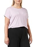 JDY Damen Einfarbiges T-Shirt | Basic Rundhals Ausschnitt Kurzarm Top | Short Sleeve Oberteil ONLMOSTER, Farben:Lila, Größe:S