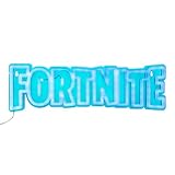 Paladone Fortnite-Logo LED-Neon-Wandleuchte, offiziell lizenzierte Gaming-Lampe mit Netzkabel für Zuhause, Schlafzimmer, Wohnzimmer, tolles Geschenk