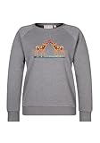 Naketano Krokettenhorst Women Sweater Sweatshirt Pullover (DE/NL/SE/PL, Alphanumerisch, S, Regular, Regular, Dark Grey Melange)