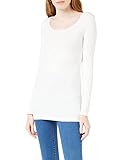 VERO MODA Damen Vmmaxi My Soft Long U-neck Noos' Langarmshirt, Bright White, M EU