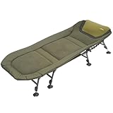 AGEM Karpfenliege XXL 8 Bein Feldbett Klappbar Campingliege Gartenliege Camping Angellige Campingbett 130kg