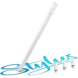 YISH Stylus Stift für iPad 2018-2025: Pencil 2. Generation mit Magnetische Befestigung, Palm Rejection und Neigungserkennung – Kompatibel mit iPad 6‑11, Pro M4/11/12.9'/13″, Air 3/4/5/M2/M3, Mini 5/6