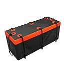 Signstek Softshell-Heckträger Hecktasche für Anhängerkupplung, Wasserdichter Heckbox, Auto Hintere Gepäcktasche, 15 Kubikfuß / 430L Faltbare Hecktasche147 x 48 x 61 cm