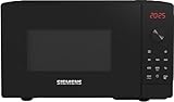 Siemens FF023LMB2 iQ300 Mikrowelle, 44 x 26 cm, 800 Watt, Drehteller 27 cm, Türanschlag links, cookControl7 Automatikprogramme, Favoritentaste, Schwarz, 20 L