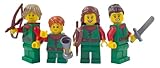 Lego® Ritter Minifiguren: Waldläufer - Forestmen Figuren Set für Lego® Burg und Festung - Exklusives Lego® Sammler Set