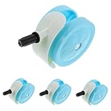 Holdes Ersatzräder für Kinderwagen – Rollen für Kinderwagen – 4 Rollen, kompatibel mit Gehhilfe, Verwendung im Innen- und Außenbereich