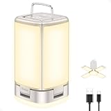 Blukar LED Campinglampe, Superhell 116 LEDs Camping Laterne mit 7 Lichtmodi, USB C Wiederaufladbare 10+ Std. Betriebsdauer Multifunktional Notfallleuchte Zeltlampe für Camp, Wandern, Notfall usw.
