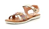 Kickers Mädchen Betty Sandalen, Fluo Gelbes Silber 72, 36 EU