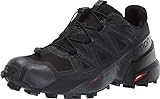 Salomon Speedcross 5 Gore-Tex Damen Trail Running Wasserdichte Schuhe, Wetterschutz, Aggressiver Grip, Präzise Passform, Black, 41 1/3