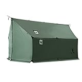 OneTigris TEGIMEN groß warm Zelt Winter, Camping Survival Hängematte Zelt wasserdicht 3000 mm Plane für Wandern(Ranger Grün)