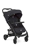 Joie Muze LX Voll ausgestatteter Lie-Flat Kinderwagen mit Fußsack (Geburt bis ca. 3 Jahre, 0-15 kg) - Kohle