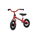 Chicco Red Bullet Laufrad für Kinder 2-5 Jahre, Kinder Laufrad fürs Gleichgewicht, mit höhenverstellbarem Sattel und Lenker, max. 25 kg, Rot - Spielzeug