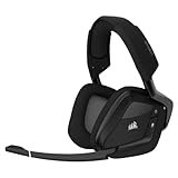 CORSAIR VOID RGB ELITE Wireless Gaming-Headset - 7.1 Surround Sound - Omnidirektionales Mikrofon - Mikrofasernetz-Ohrpolster - Bis zu 40ft Reichweite - iCUE-Kompatibel - PC, Mac, PS5, PS4 - Carbon