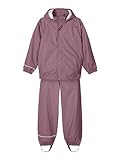 NAME IT Unisex NKNDRY RAIN NOOS Regen Set, Wistful Mauve, 158