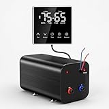 SWISS OUTDOOR Hybrid Boiler Warmwasserboiler 6L für Camper, Wohnmobil, Van, Boot und Gartenhaus, 12V DC und 230V AC, LCD-Anzeige mit Temperaturregelung