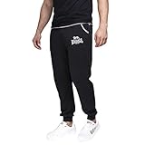 Lonsdale Herren Jogginghose Normale Passform Two Tones, Black 4XL, 110723
