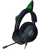 Razer Kraken Kitty V3 X - Kabelgebundenes Kitty-Headset für Gaming - Kultige Kitty-Ohren - 270g leicht - HyperClear Kardioid Mikrofon - Triforce 40mm Treiber - 3,5mm Klinkenstecker | Schwarz