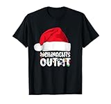 Weihnachtsoutfit Weihnachtsmütz Weihnachtsshirt Herren Damen T-Shirt
