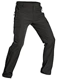 Wespornow Wanderhose-Herren-Outdoor-Hosen-Sommer-Trekkinghose-Atmungsaktiv-Outdoorhose-Stretch-Schnell-Trockend-Lang-Funktionshose-Männer mit 5 Taschen (Schwarz, 34)
