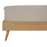 Schiesser Jersey Elasthan Spannbettlaken Elli | 97% Baumwolle aus nachhaltiger Produktion | für Matratzen 180x200cm bis 200x220cm | Matratzenhöhe bis 30cm | Helltaupe