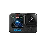 GoPro HERO12 Black – wasserdichte Action-Kamera mit 5,3K60 Ultra HD-Video, 27 MP Fotos, HDR, 1/1,9-Zoll-Bildsensor, Live-Streaming, Webcam, Stabilisierung