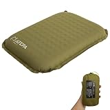 ATEPA Sitzkissen Outdoor Camping Aufblasbar Sitzkissen Ultraleicht Selbstaufblasende Sitzkissen Wasserdicht Sitzunterlage Outdoor Kajak Sitzkissen für Camping, Tragbares Sitzkissen,Fischerboot